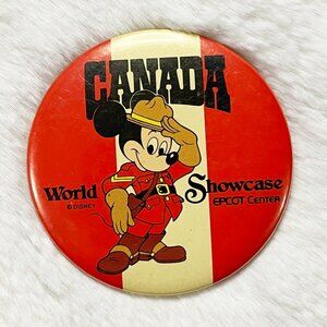 🔮 5/$25 Vintage Disney EPCOT World Showcase‎ Canada Mickey Mouse Pin